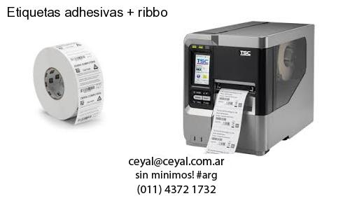 Etiquetas adhesivas   ribbo