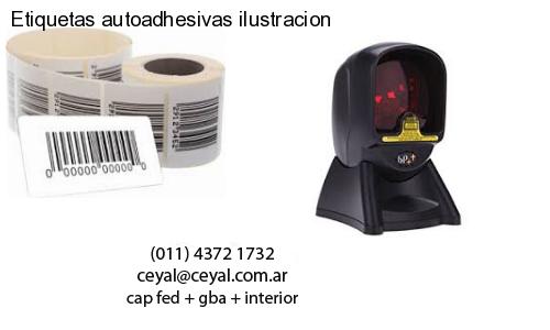 Etiquetas autoadhesivas ilustracion