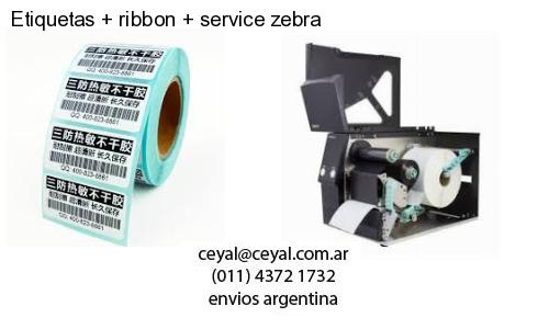 Etiquetas   ribbon   service zebra