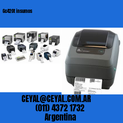 Gc420t insumos