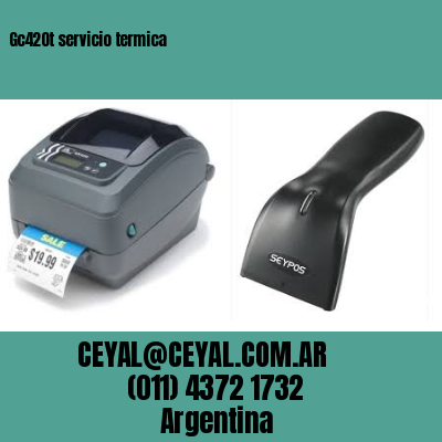 Gc420t servicio termica