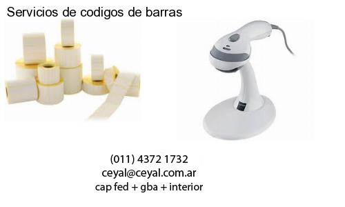 Servicios de codigos de barras