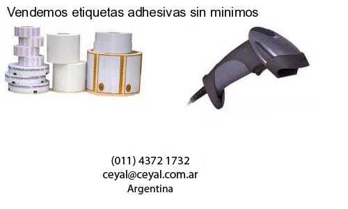 Vendemos etiquetas adhesivas sin minimos
