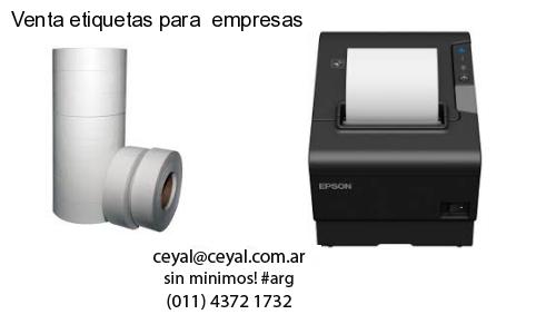 Venta etiquetas para  empresas