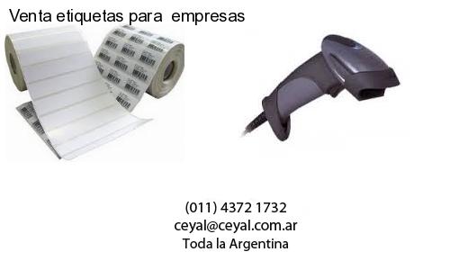 Venta etiquetas para  empresas