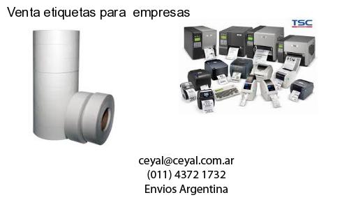 Venta etiquetas para  empresas