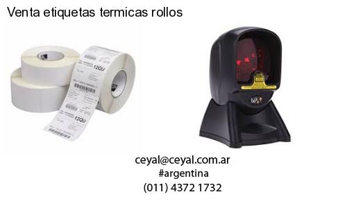Venta etiquetas termicas rollos