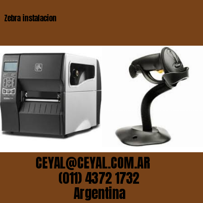 Zebra instalacion