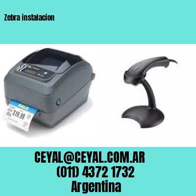 Zebra instalacion