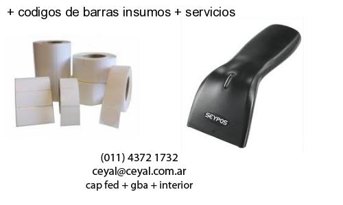   codigos de barras insumos   servicios