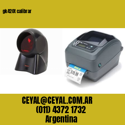 gk420t calibrar