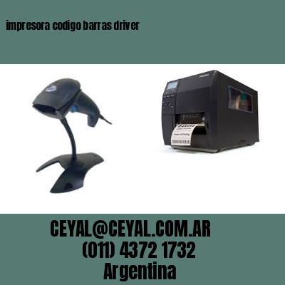 impresora codigo barras driver
