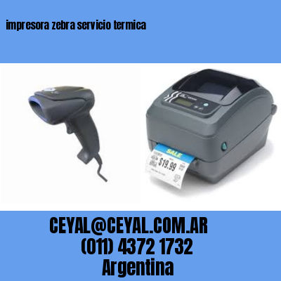 impresora zebra servicio termica