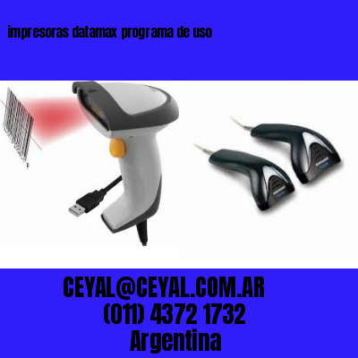 impresoras datamax programa de uso