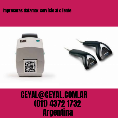 impresoras datamax servicio al cliente