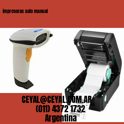 impresoras sato manual