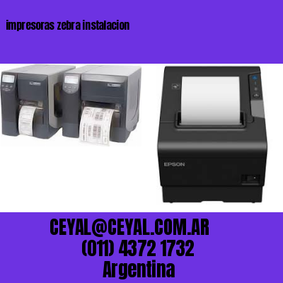 impresoras zebra instalacion