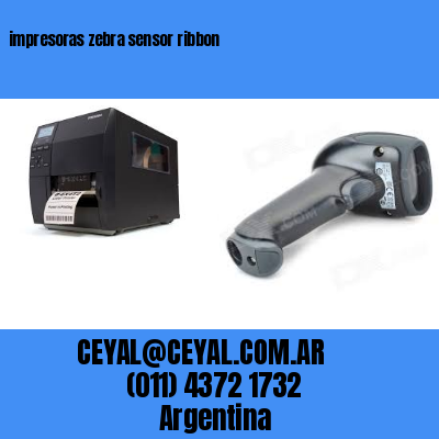 impresoras zebra sensor ribbon