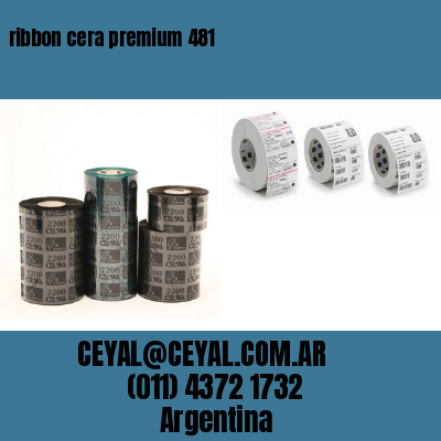 ribbon cera premium 481