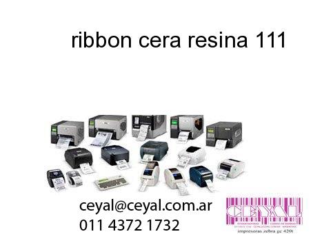 ribbon cera resina 111