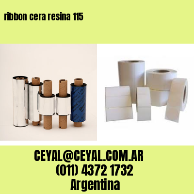 ribbon cera resina 115