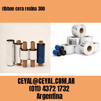 ribbon cera resina 300