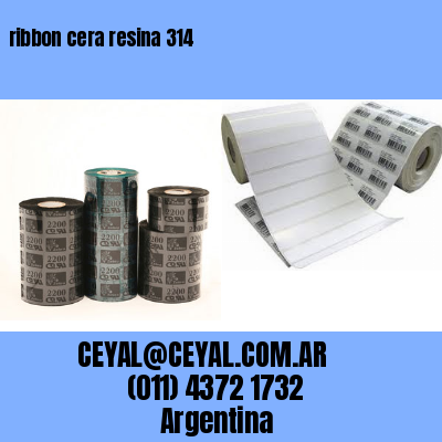 ribbon cera resina 314