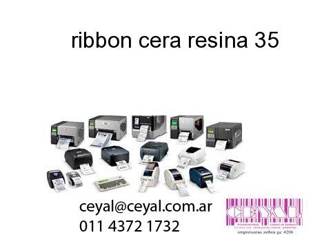 ribbon cera resina 35
