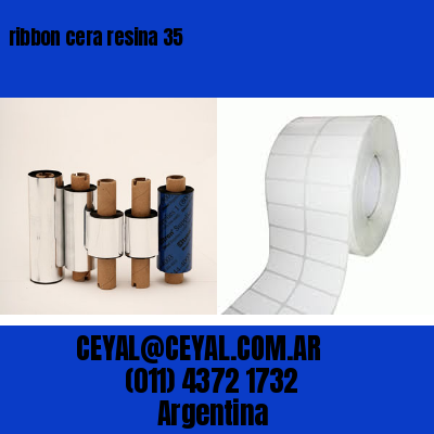 ribbon cera resina 35
