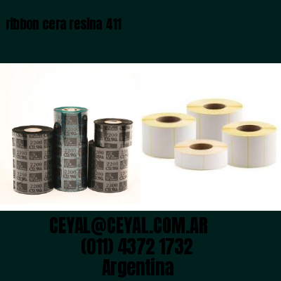 ribbon cera resina 411