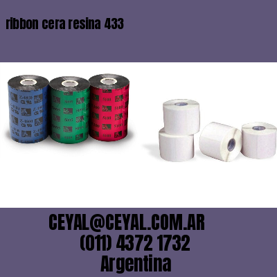 ribbon cera resina 433