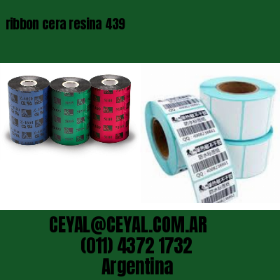 ribbon cera resina 439