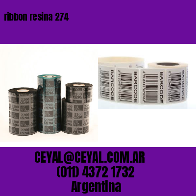 ribbon resina 274