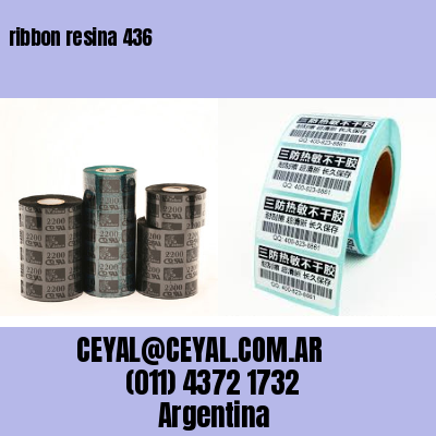 ribbon resina 436