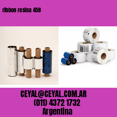 ribbon resina 458