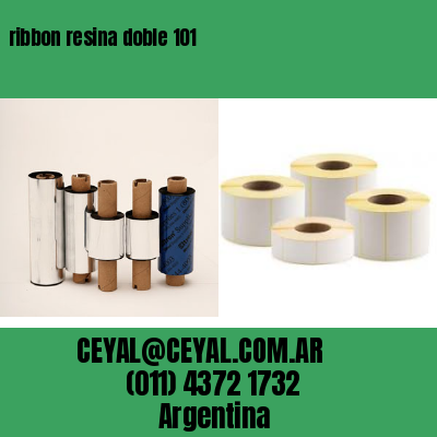 ribbon resina doble 101