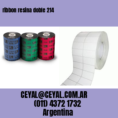 ribbon resina doble 214