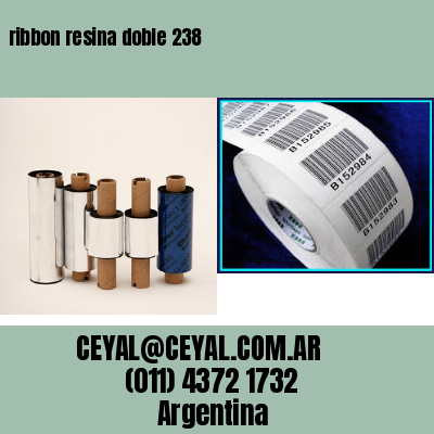 ribbon resina doble 238