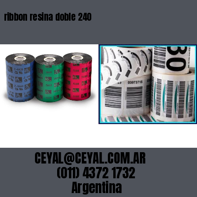 ribbon resina doble 240
