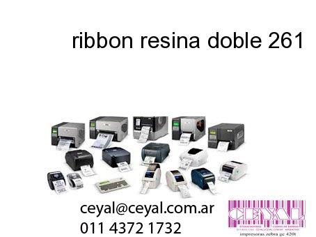ribbon resina doble 261