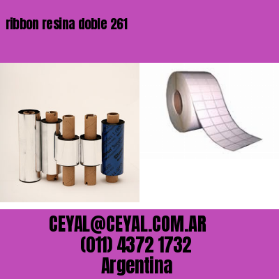 ribbon resina doble 261