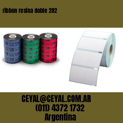 ribbon resina doble 282