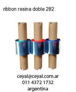 ribbon resina doble 282