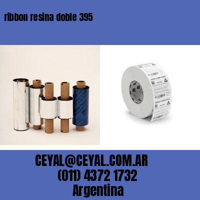 ribbon resina doble 395
