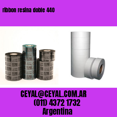 ribbon resina doble 440