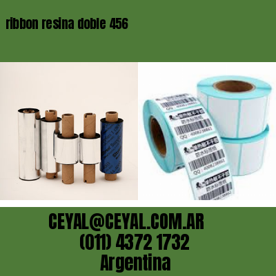 ribbon resina doble 456