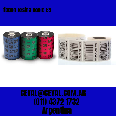ribbon resina doble 89