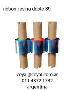 ribbon resina doble 89