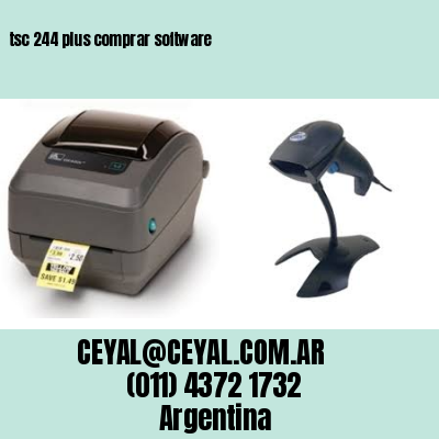 tsc 244 plus comprar software