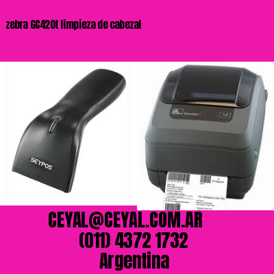 zebra GC420t limpieza de cabezal